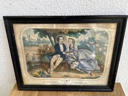 superbe Gravure représentant  « Le printemps »